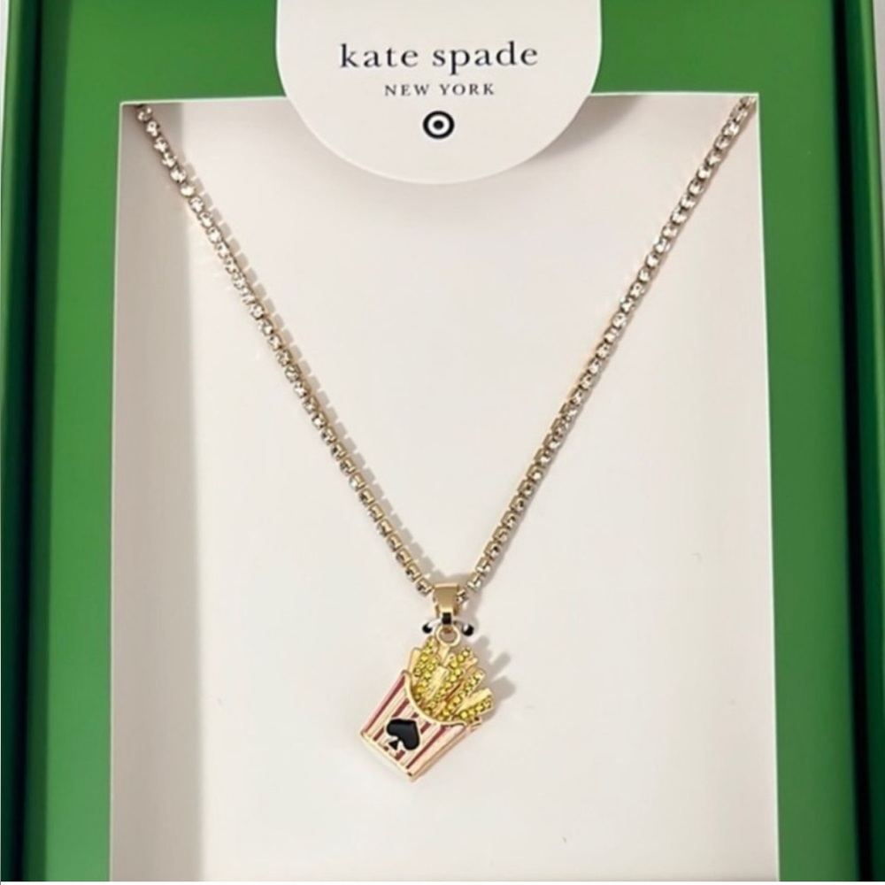 Kate Spade x Target french fry necklace